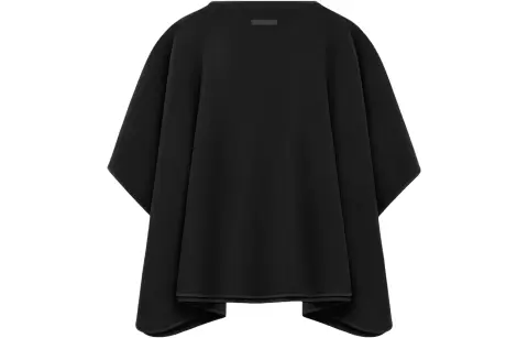 Fear Of God Athletics Women's Suede Fleece Poncho Black