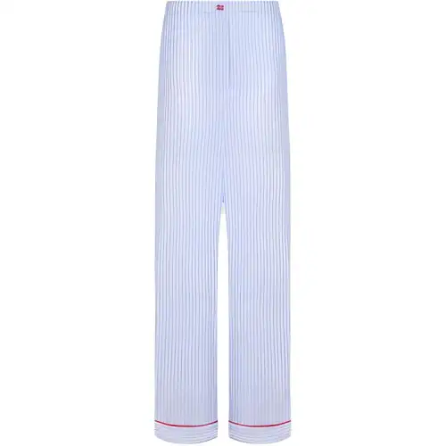 MIU MIU SS24 Casual Pants Women's Blue