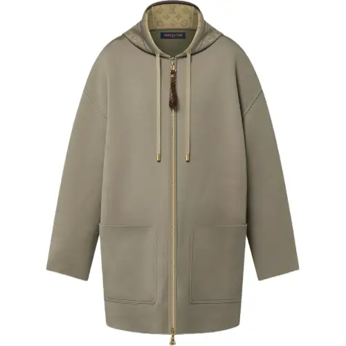 LOUIS VUITTON Coat Women's Light Green