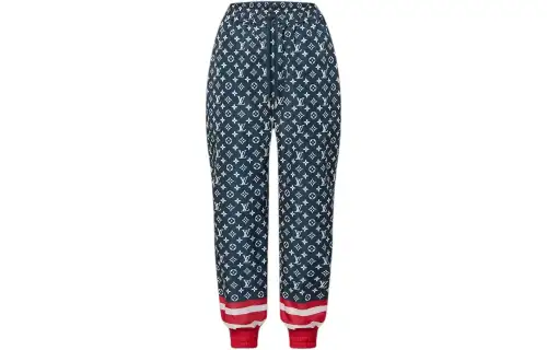 LOUIS VUITTON Tricolor Monogram Jogging Pants