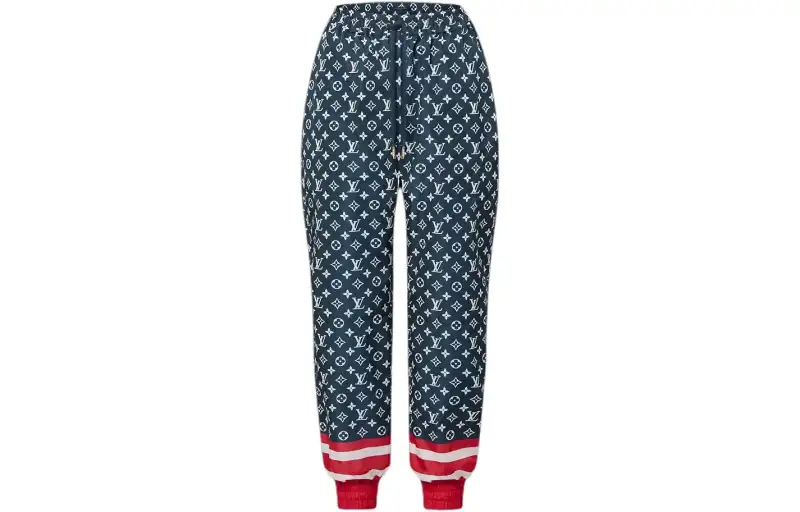 LOUIS VUITTON Tricolor Monogram Jogging Pants