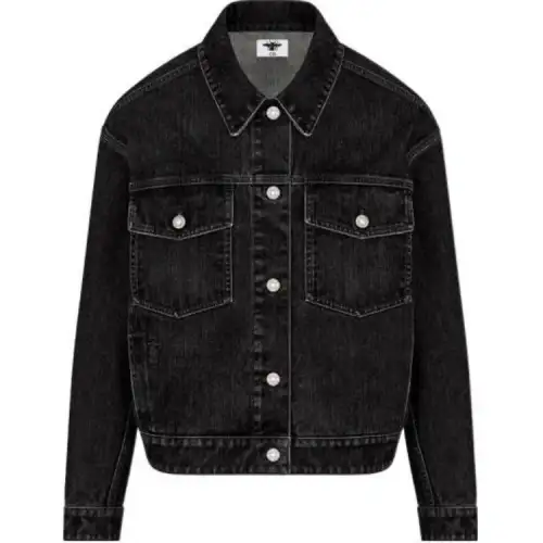 DIOR SS23 Denim Jacket Women's Black
