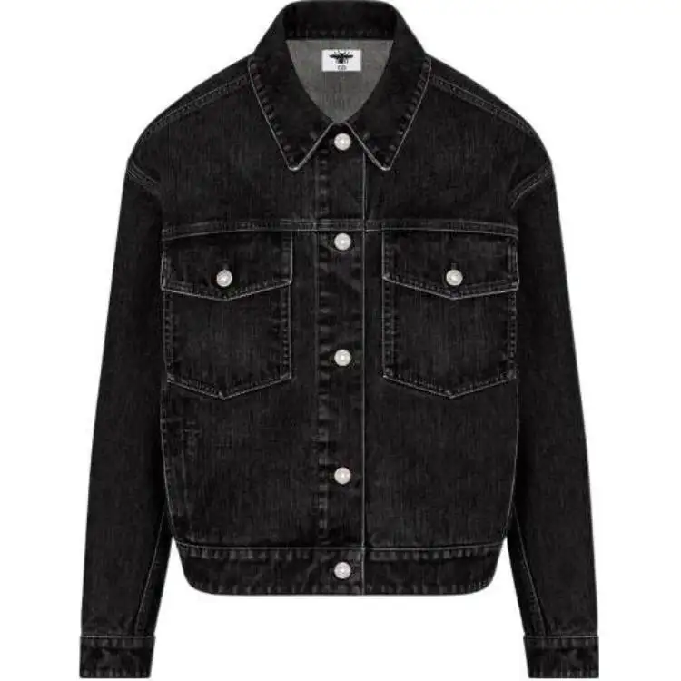 DIOR SS23 Denim Jacket Women's Black