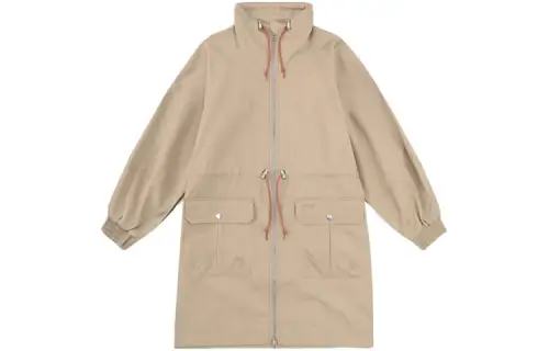 Levis Trench Coats Women's Khaki Stand Collar Moderate Other