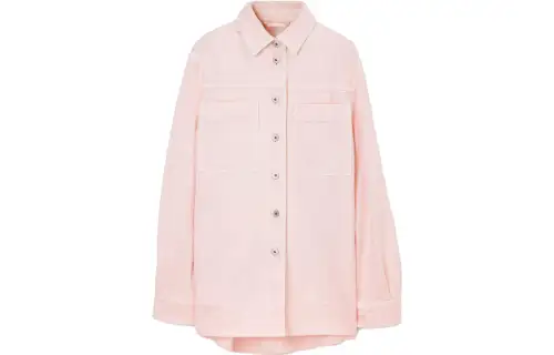 【Previous Season】EKD logo-embroidered denim overshirt