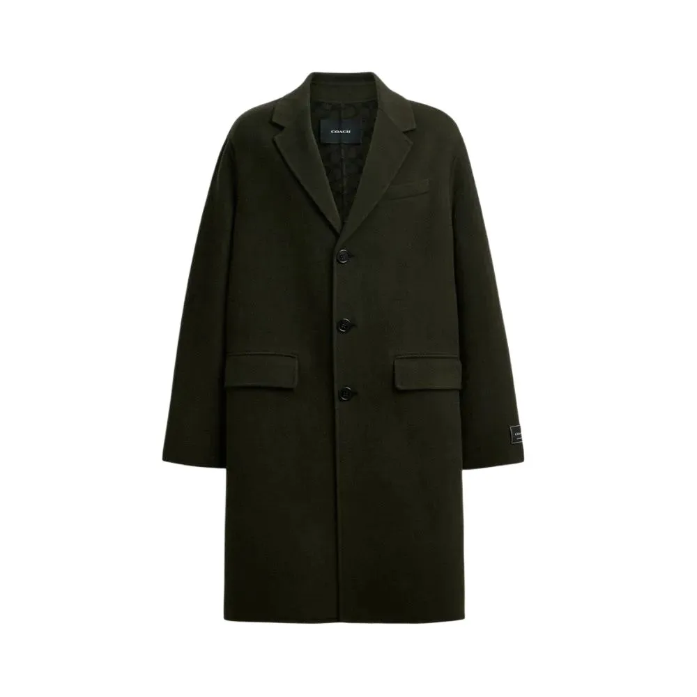 COACH FW24 Coat Women's Dark Green