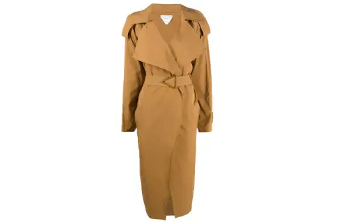 Bottega Veneta Trench Coat Women's Brown