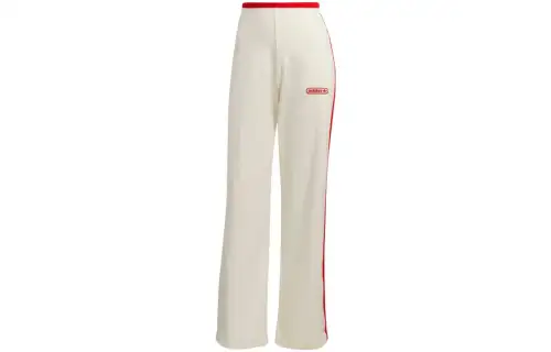 Adidas Originals Casual Pants Women's White Moderate Straight Fit Pants