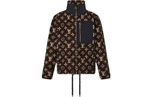 LOUIS VUITTON Monogram Fleece Parka