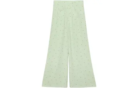 COACH Casual Pants Women's Green Moderate Straight Fit Pants