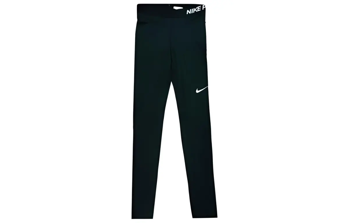 Nike Knitted Sweatpants Women's Black Moderate Slim Fit Pants