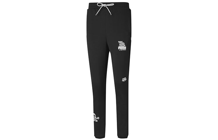 Женские штаны PUMA x MR. DOODLE Logo (черные) — фото 1