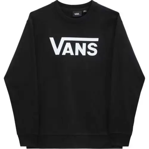 Vans Sweatshirts Women's Black Crew Neck Moderate