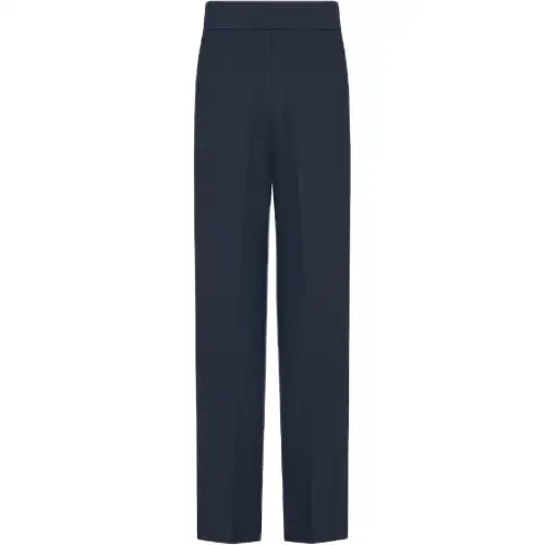 DIOR Casual Pants Women's Blue Moderate Straight Fit Pants