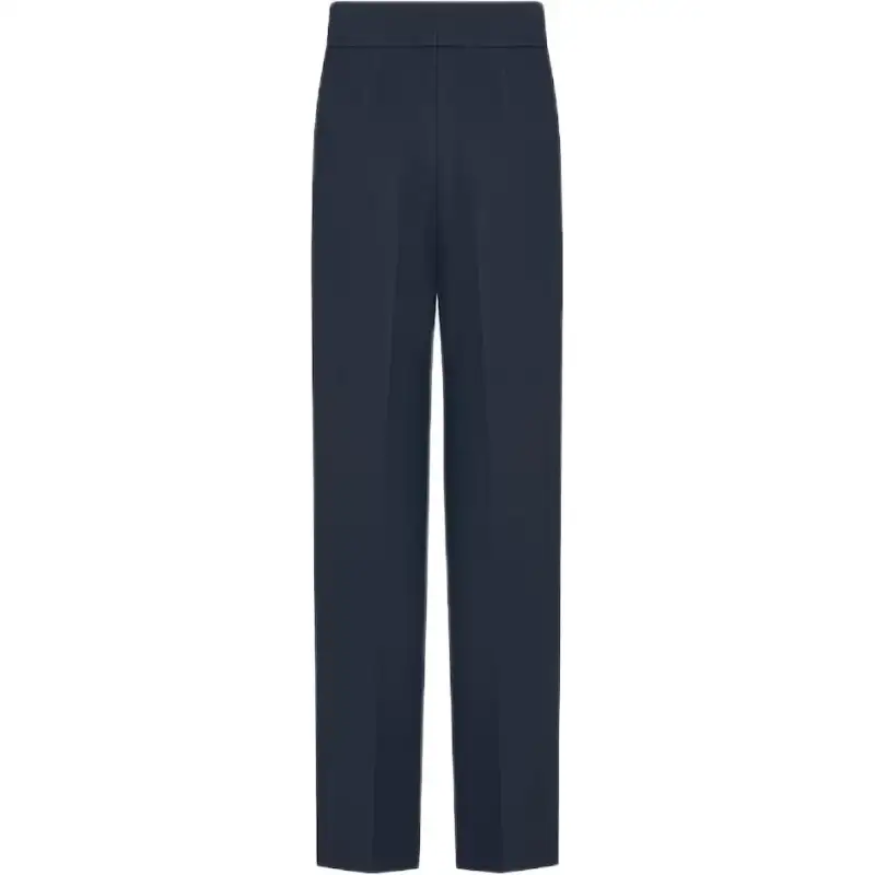 DIOR Casual Pants Women's Blue Moderate Straight Fit Pants