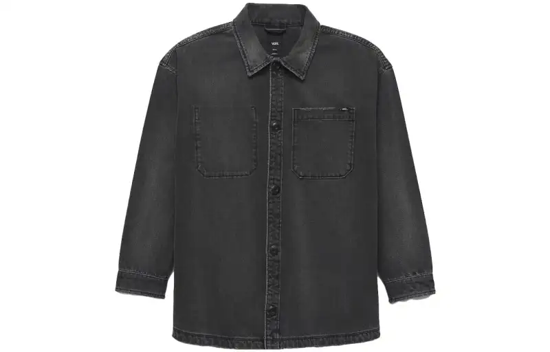 Vans Stormlight Lightwinds Denim Shacket Denim Jacket Women's Black