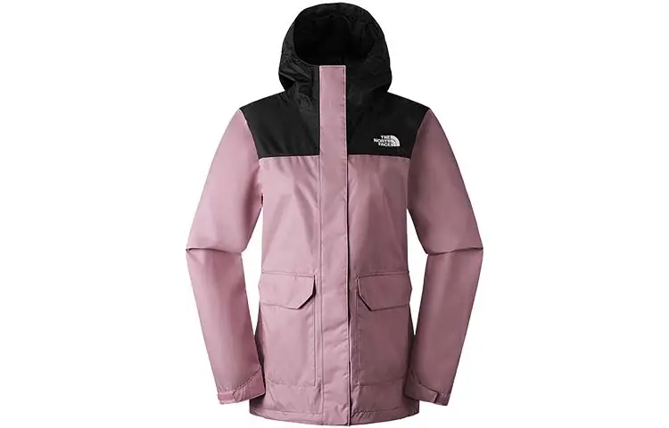 THE NORTH FACE Urban Exploration Hiking Waterproof, Windproof, And Breathable Windbreaker Jacket Women's Pastel Pink
