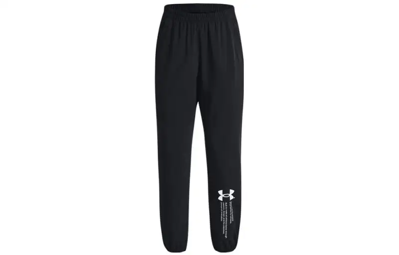 Under Armour Knitted Sweatpants Women's Black Moderate Cuffed Pants