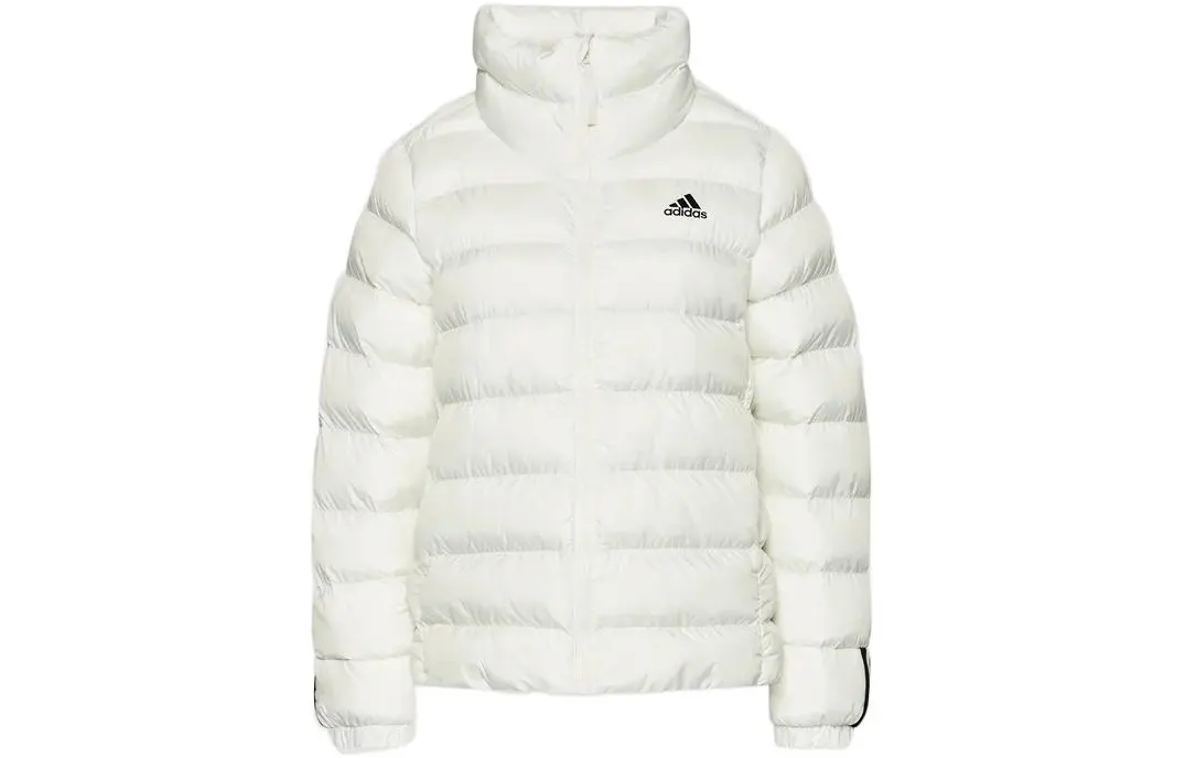 Adidas 3 Stripes Puffer Jacket Women's White