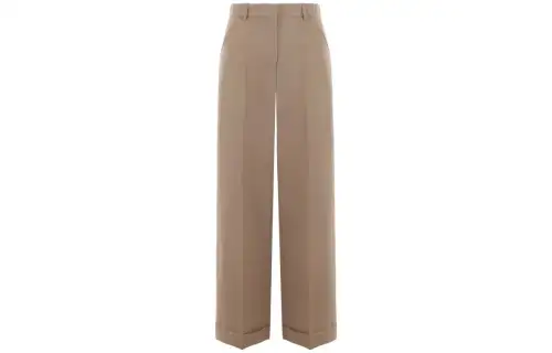 KENZO High-Waist Flared Cropped Trousers