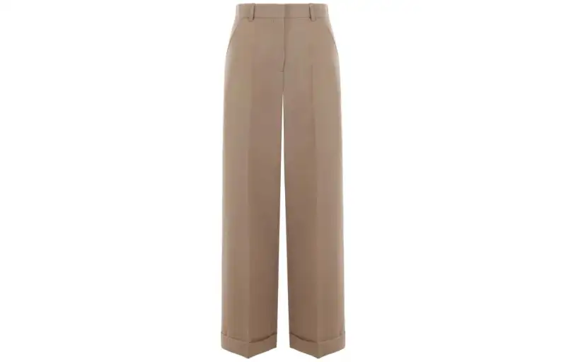 KENZO High-Waist Flared Cropped Trousers