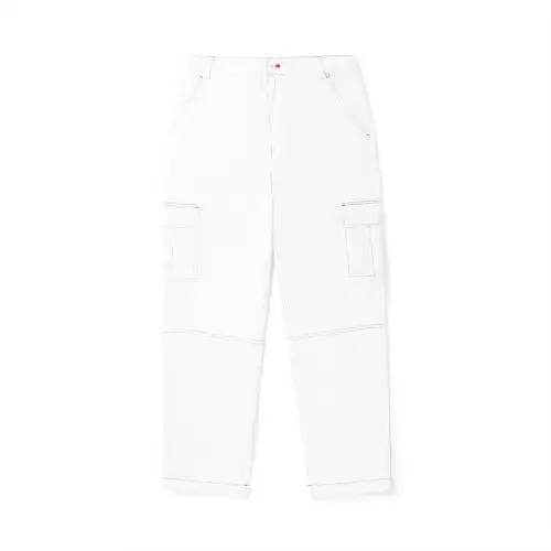 Vans THREAD IT CARGO PANT WOVEN PANTS Casual Pants Women's White