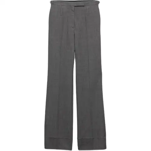 Prada Belted Blend Trousers