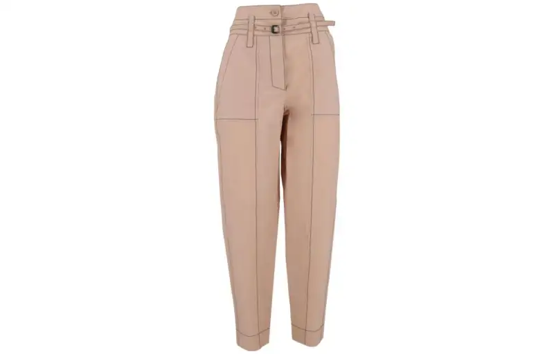Bottega Veneta Casual Pants Women's Pink Moderate Other