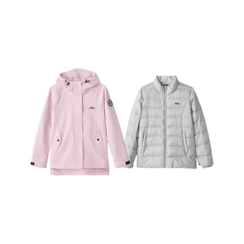 Skechers Windbreaker Jacket Women's Gray Pink