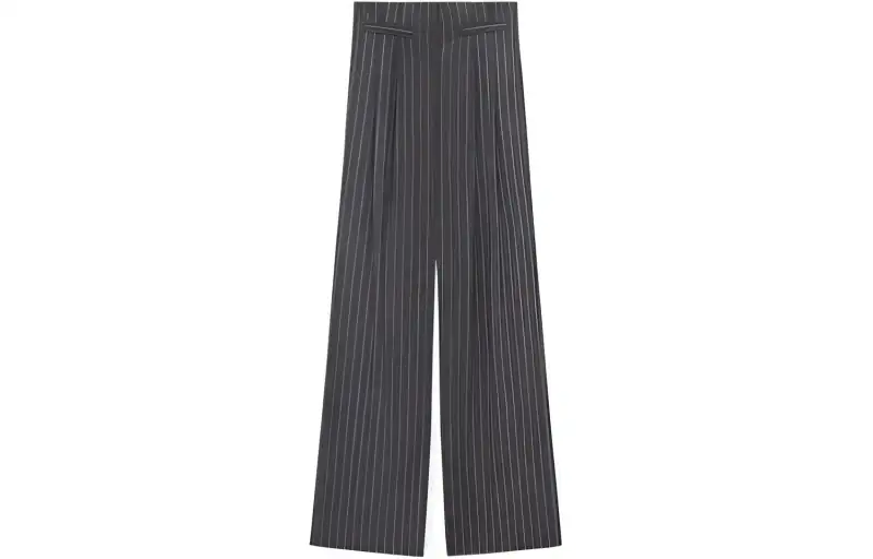 LOEWE Casual Pants Women's Black Moderate Straight Fit Pants