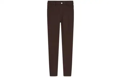UNIQLO Casual Pants Women's Dark Umber Moderate Straight Fit Pants
