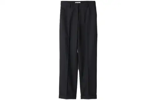 Miu Miu pinstripe herringbone wool trousers