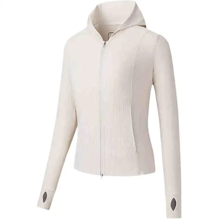 Anta Variety Training Collection Breathable Sun Protection Clothing Women's Light Sand Khaki