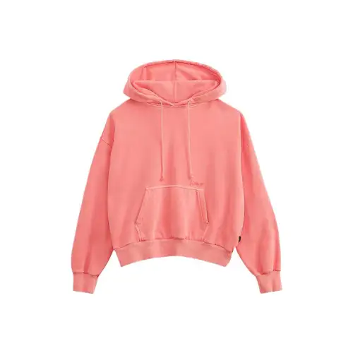 Vans Sweatshirts Women's Pink Hooded Moderate Regular