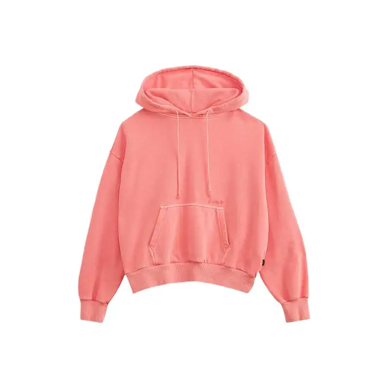 Vans Sweatshirts Women's Pink Hooded Moderate Regular