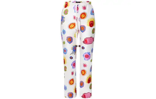 LOUIS VUITTON Casual Pants Women's White