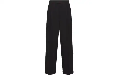 DIOR Casual Pants Women's Black Moderate Straight Fit Pants