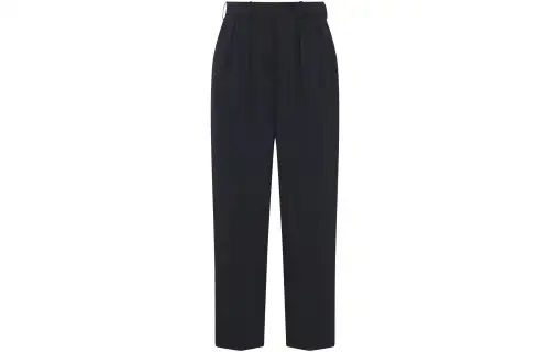 THE ROW Casual Pants Women's Deep Sea Blue Moderate Straight Fit Pants