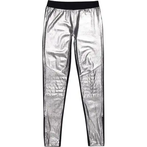 Converse Casual Pants Women's Silver