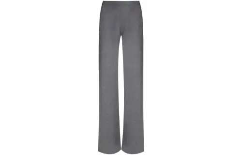 Loro Piana Casual Pants Women's Gray Moderate Straight Fit Pants