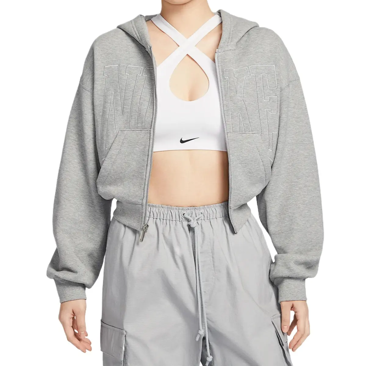 Nike SS25 Sweatshirt Women's Dark Gray