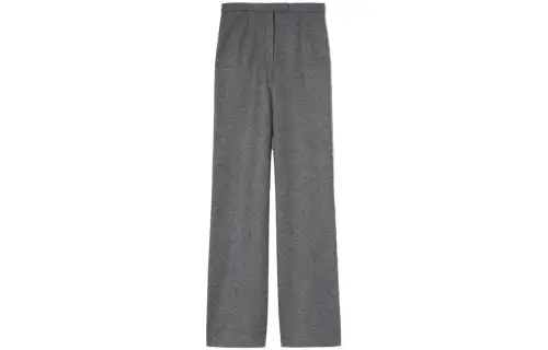 Loro Piana Casual Pants Women's Gray Moderate Straight Fit Pants