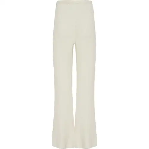 THE ROW SS24 Casual Pants Women's Beige Gray