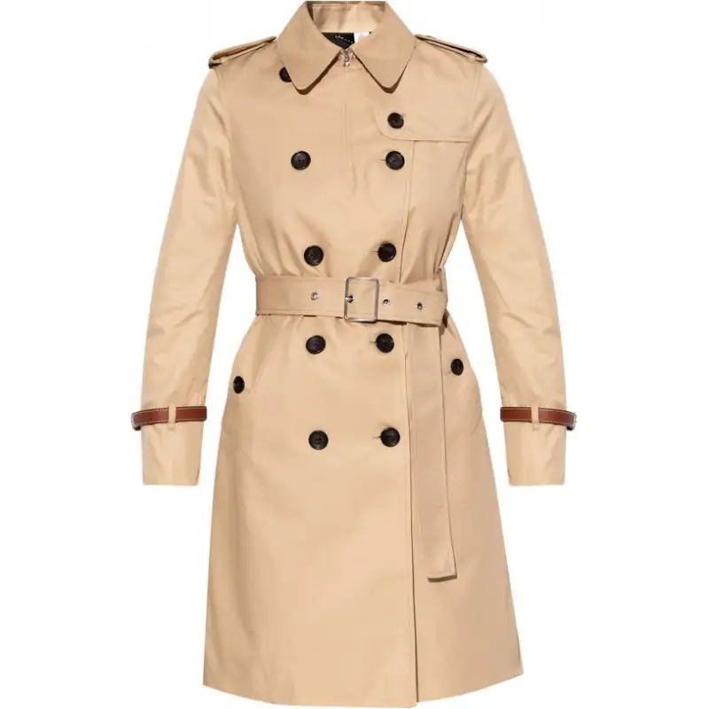 COACH Trench Coat Women's Beige