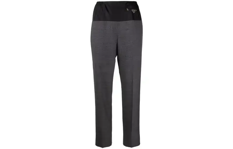 PRADA SS23 Casual Pants Women's Gray