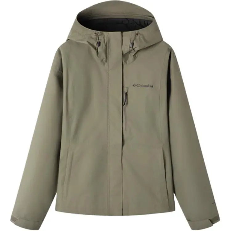 Columbia Breathable Abrasion-Resistant Windproof Windbreaker Jacket Women's Green
