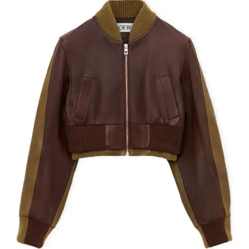 LOEWE Bomber Jacket 'Dark Chocolate'