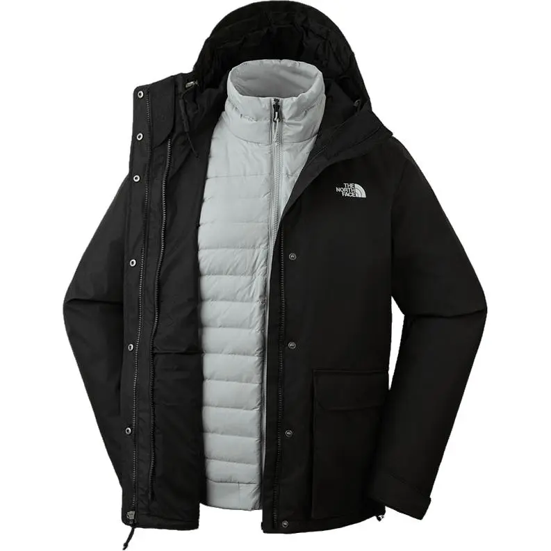 THE NORTH FACE Urban Exploration FW24 Waterproof And Windproof To Keep Warm Windbreaker Jacket Women's Cosmic Black