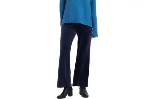 UNIQLO Casual Pants Women's Navy Blue Moderate Straight Fit Pants