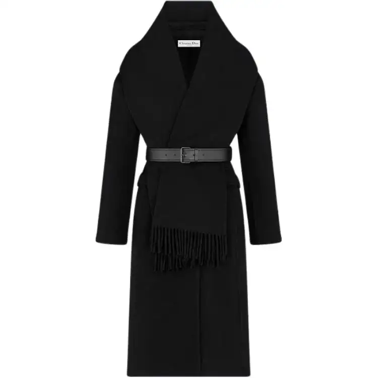 DIOR Coats Women's Black Moderate